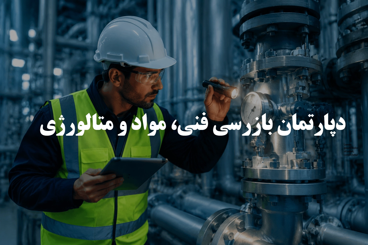 دپارتمان بازرسی فنی، مواد و متالورژی